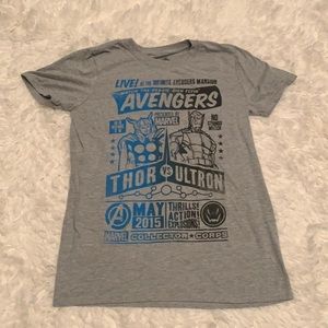 Flophouse Marvel collector corps Thor vs Ultron tee size small